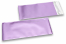 Enveloppes aluminium métallisées mat - lilas 110 x 220 mm | Paysdesenveloppes.be