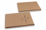 Enveloppes avec fermeture Japonaise - 162 x 229 x 25 mm, marron | Paysdesenveloppes.be