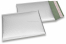 Enveloppes à bulles ECO métallisées mat colorées - argent 180 x 250 mm | Paysdesenveloppes.be