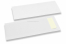 Pochettes à couverts blanc sans incision + blanc serviette en papier | Paysdesenveloppes.be
