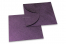 Enveloppe cadeau forme fleur - Violet  | Paysdesenveloppes.be