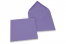 Enveloppes colorées pour cartes de voeux - violet 155 x 155 mm | Paysdesenveloppes.be