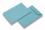 Pochettes en papier kraft couleur - Bleu ciel | Paysdesenveloppes.be