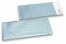 Enveloppes aluminium métallisées mat - bleu glacial 110 x 220 mm | Paysdesenveloppes.be