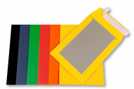 Enveloppes dos carton colorées | Paysdesenveloppes.be