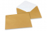 Enveloppes colorées pour cartes de voeux - or, 162 x 229 mm | Paysdesenveloppes.be