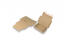 Boîte postale pliante extra-plate avec bande adhésive - 160 x 120 x 25 mm (A6), marron | Paysdesenveloppes.be