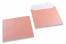 Enveloppes de couleurs nacrées - Rose bébé, 155 x 155 mm | Paysdesenveloppes.be