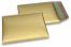 Enveloppes à bulles ECO métallisées mat colorées - or 180 x 250 mm | Paysdesenveloppes.be