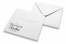 Enveloppes pour faire-part de mariage - Blanc + reserva la fecha | Paysdesenveloppes.be