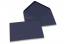 Enveloppes colorées pour cartes de voeux - bleu foncé, 125 x 175 mm | Paysdesenveloppes.be
