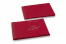Enveloppes avec fermeture Japonaise - 114 x 162 x 25 mm, rouge | Paysdesenveloppes.be