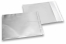 Enveloppes aluminium métallisées mat - argent 165 x 165 mm | Paysdesenveloppes.be