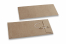 Enveloppes avec fermeture Japonaise - 110 x 220 mm, kraft brun | Paysdesenveloppes.be