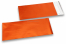 Enveloppes aluminium métallisées mat - orange 110 x 220 mm | Paysdesenveloppes.be