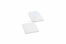 Enveloppes blanches transparentes - 125 x 125 mm | Paysdesenveloppes.be