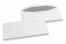 Enveloppes blanches en papier, 110 x 220 mm (DL), 80gr, fermeture gommée | Paysdesenveloppes.be