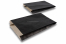 Sachets cadeaux en papier kraft couloré - noir, 200 x 320 x 70 mm | Paysdesenveloppes.be
