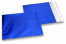 Enveloppes aluminium métallisées mat - bleu foncé 165 x 165 mm | Paysdesenveloppes.be