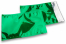 Enveloppes aluminium métallisées colorées - vert 162 x 229 mm | Paysdesenveloppes.be