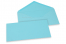 Enveloppes colorées pour cartes de voeux - bleu ciel, 110 x 220 mm | Paysdesenveloppes.be