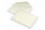 Enveloppes pour faire-part de décès - Crème + Double bordure, 156 x 220 mm | Paysdesenveloppes.be