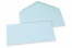 Enveloppes colorées pour cartes de voeux - bleu clair, 110 x 220 mm | Paysdesenveloppes.be