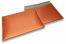 Enveloppes à bulles ECO métallisées mat colorées - orange 320 x 425 mm | Paysdesenveloppes.be