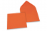 Enveloppes colorées pour cartes de voeux - orange, 155 x 155 mm | Paysdesenveloppes.be