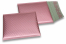 Enveloppes à bulles ECO métallisées mat colorées - doré rose 165 x 165 mm | Paysdesenveloppes.be