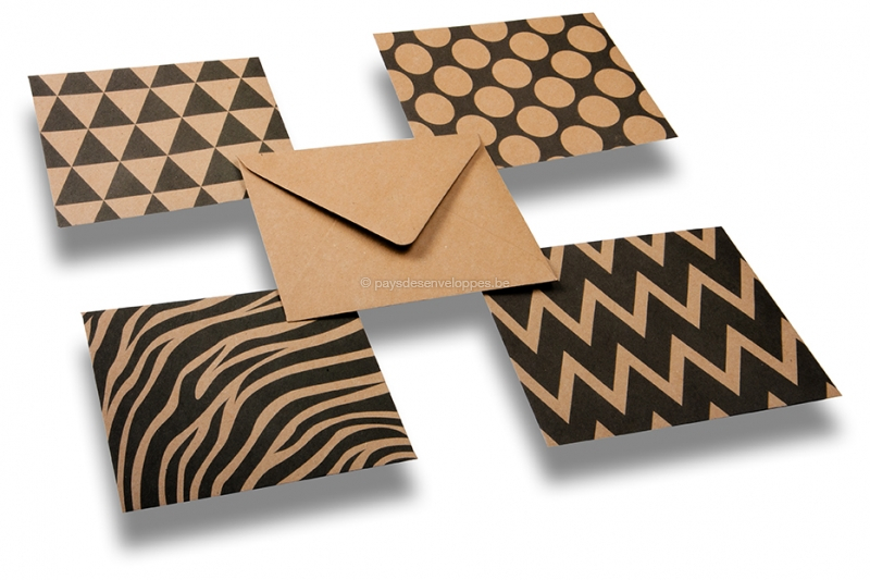 Enveloppe Cadeau 10 Pièces Enveloppes en Papier Kraft Rétro Enveloppe le  noir Enveloppe de Carte Postale Enveloppes Les Cartes Cadeaux Enveloppe de Papier  Nacré avec Ruban : : Fournitures de bureau