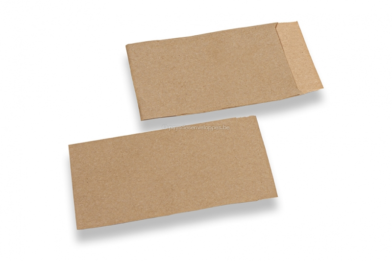 Enveloppe C6 en papier kraft matiere, enveloppe 114x162 mm retro
