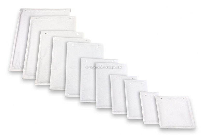 Enveloppes à bulles blanches (80 grs.) - recto