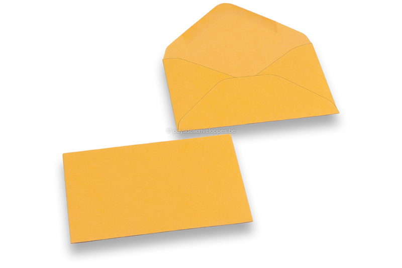 Mini-enveloppes - Jaune or
