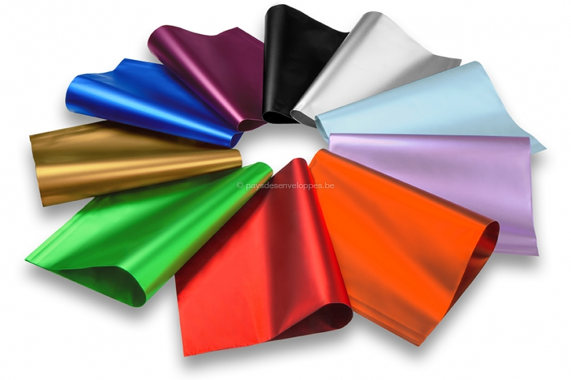 Enveloppes aluminium métallisées mat