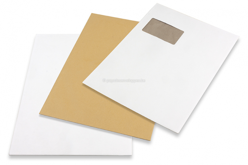 en carton autocollant Lot de 100 enveloppes d'expédition en carton ondulé 200 x 280 mm pour format A5 
