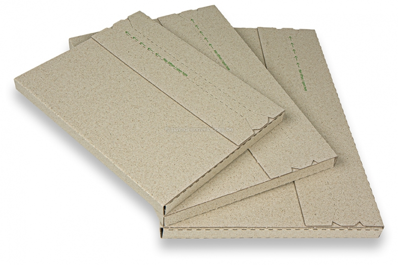 Enveloppes calendrier à base d'herbe