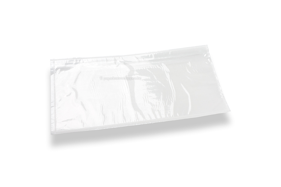 Pochettes porte-documents adhésive sans imprimé - DL, 122 x 225 mm
