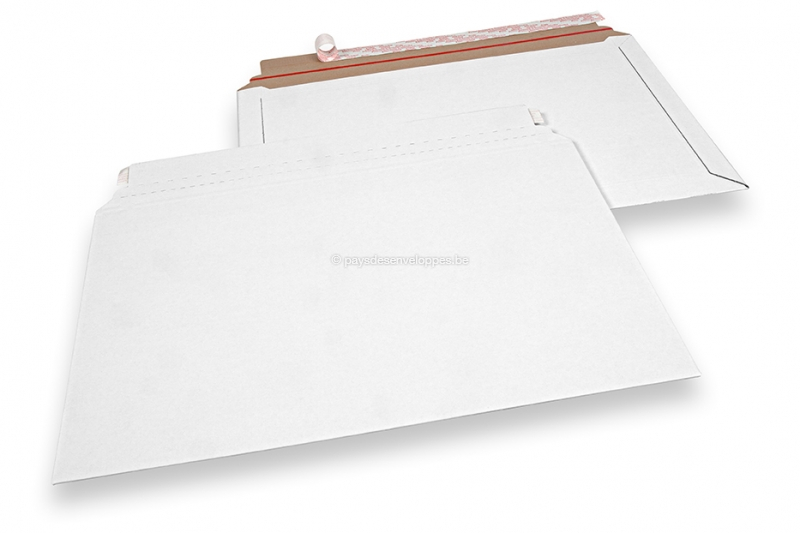 Enveloppes carton ondulé blanc - 320 x 485 mm