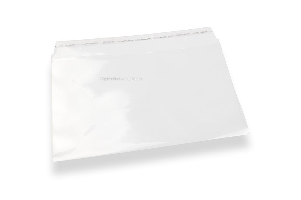 Enveloppes plastique transparentes 162 x 229 mm