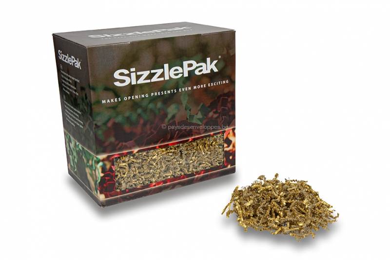 Frisure de Calage SizzlePak - Or (1.25 kg), 120 grs. papier