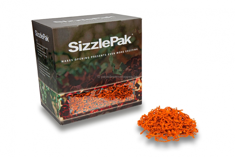 Frisure de Calage SizzlePak - Orange (1.25 kg), 80 grs. papier