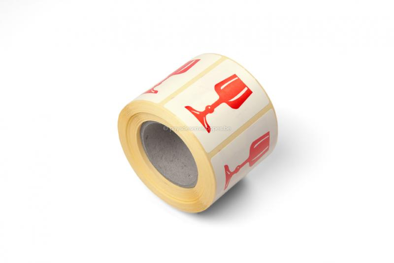 Étiquettes d'expédition - Fragile : verre - 60 x 40 mm