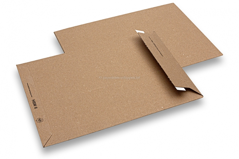 Enveloppe cartonnée en carton ondulé : 23,5 x 34 cm