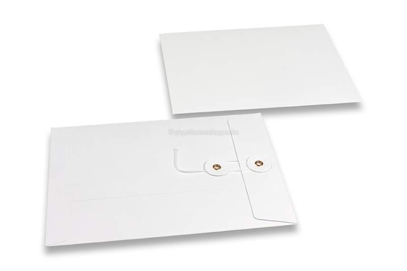 Enveloppes avec fermeture Japonaise - 162 x 229 mm, blanc