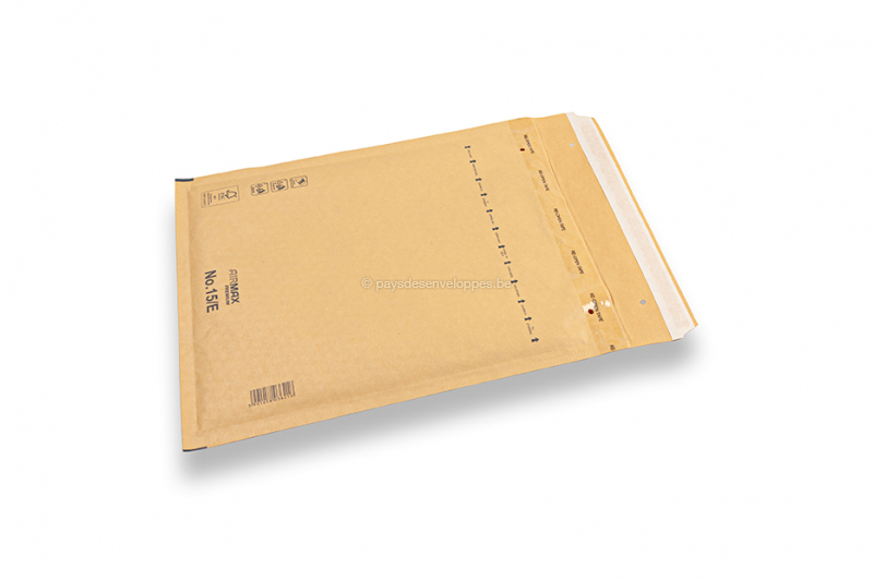 Enveloppes à bulles kraft marron (80 grs.) - 220 x 265 mm (E15)