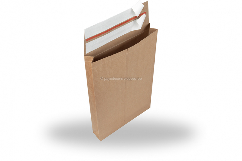Sacs d'expédition en papier avec fermeture de retour