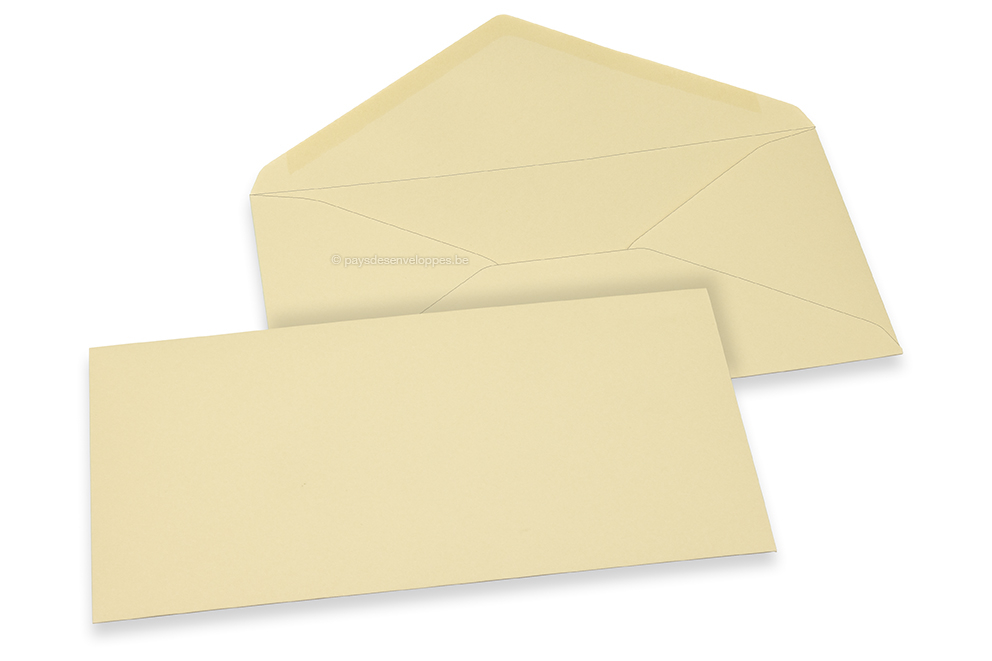 Enveloppes colorées pour cartes de voeux - camel, 110 x 220 mm