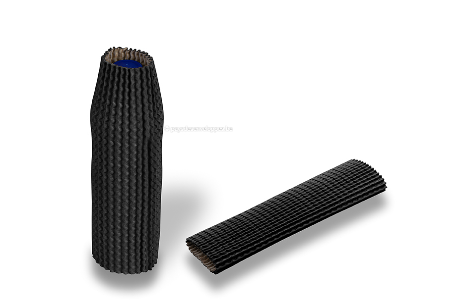  Étuis de protection noir - 24 cm de hauteur : pour un diamètre de 5 à 7 cm