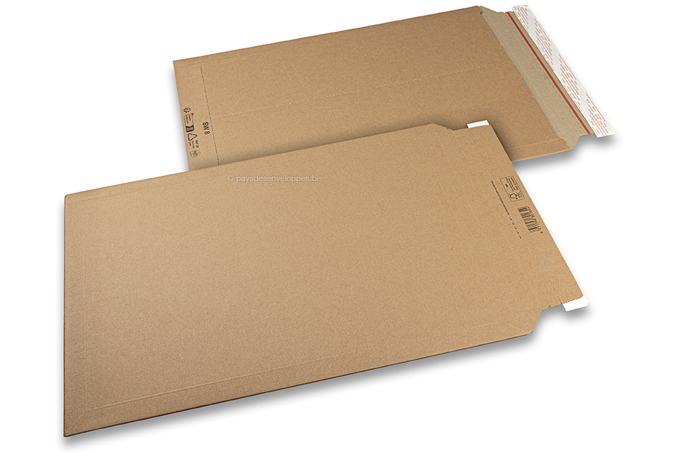 Enveloppes carton ondulé - 360 x 530 mm, SW8